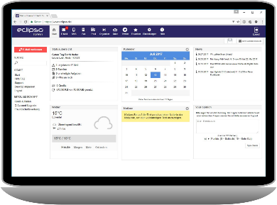 Der eclipso Desktop - Einfache und saubere Verwaltungsoberfläche. eclipso Desktop